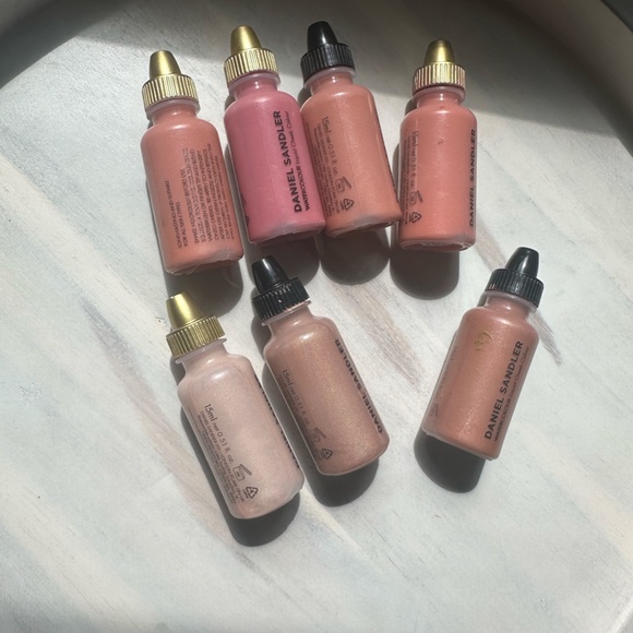 7x Daniel Sandler Watercolor Cheek Bundle - MUA RETIREMENT SALE - Picture 3 of 7